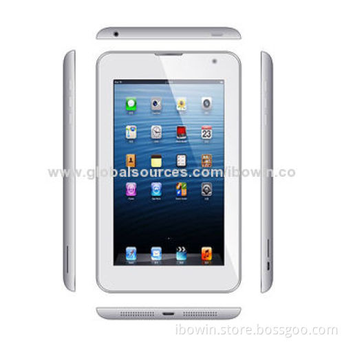 7-inch 4G Call Tablet Phone, Built-in GPS/GPRS/BT/FM, 2M/5M cameras, Rockchip RK3188 Quad-core CPU